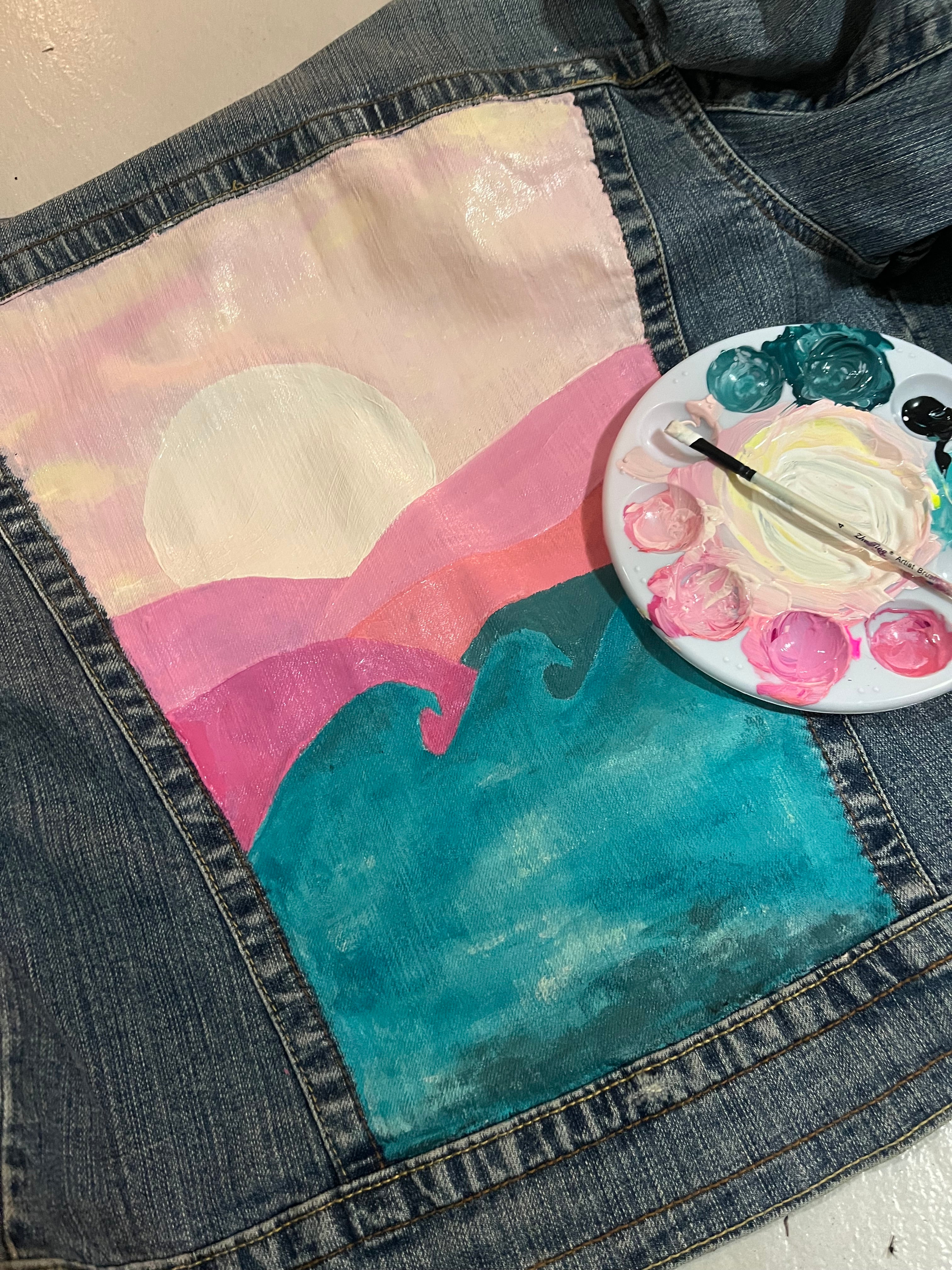 ‘Made you Look- Denim Painting’-(ages 9+)